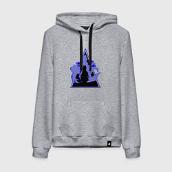 Толстовка-худи хлопковая женская Genshin Impact KokomiКокоми, цвет: меланж