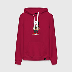 Толстовка-худи хлопковая женская Free Billy Hugs, цвет: маджента