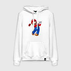 Женская толстовка-худи Марио - крутейший гольфист Super Mario