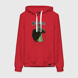 Женская толстовка-худи GTA Orange gangster