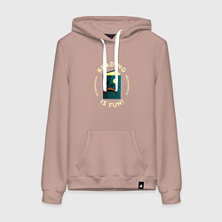 Женская толстовка-худи Reading is fun!