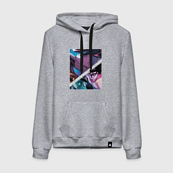Женская толстовка-худи Джотаро Куджо из ДжоДжо