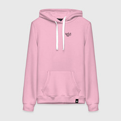 Женская толстовка-худи Noize mc нойз мс logo