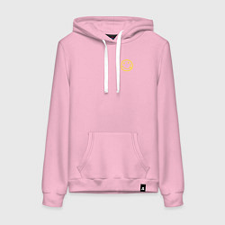 Женская толстовка-худи Nirvana Жёлтый смайл