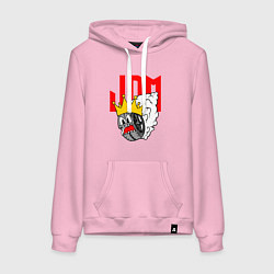 Женская толстовка-худи JDM Wheel King