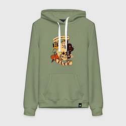 Женская толстовка-худи Я сам сама создаю свою удачу