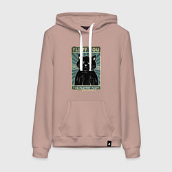 Женская толстовка-худи Fluff you You fluffing fluff Meme