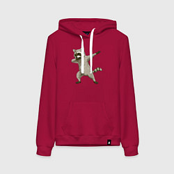 Женская толстовка-худи Даб енот