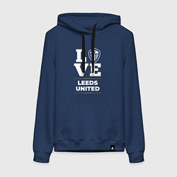 Женская толстовка-худи Leeds United Love Classic