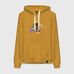 Женская толстовка-худи Любовь смерть роботы