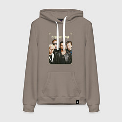 Женская толстовка-худи Keep Calm and Enjoy the Silence - Depeche Mode