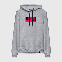 Женская толстовка-худи Anime Sad Eye