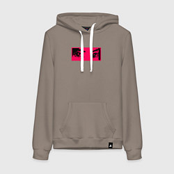 Женская толстовка-худи Anime Sad Eye