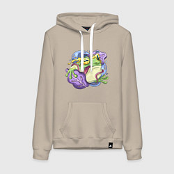 Женская толстовка-худи Сумасшедшая вселенная абстракт