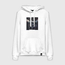 Женская толстовка-худи Ночная встреча