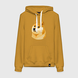 Женская толстовка-худи Пёс Доге