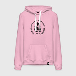 Женская толстовка-худи Просто девушка любящая шахматы