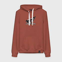 Женская толстовка-худи Хонда логотип