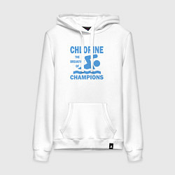 Женская толстовка-худи Хлор - завтрак чемпионов