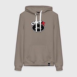 Женская толстовка-худи Onyx - black logo