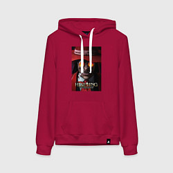 Женская толстовка-худи Hellsing - Alucard face