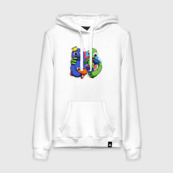 Женская толстовка-худи Персонажи игры Радужные друзья