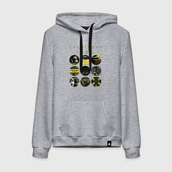 Женская толстовка-худи Twenty One Pilots коллаж