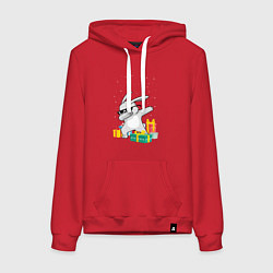 Женская толстовка-худи Кролик ДЭБ и новый год