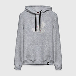 Женская толстовка-худи Белый голубь