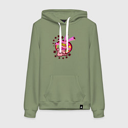 Женская толстовка-худи Автобус хиппи