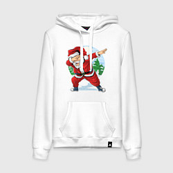 Женская толстовка-худи Dabbing Santa day