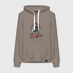 Женская толстовка-худи La resistance