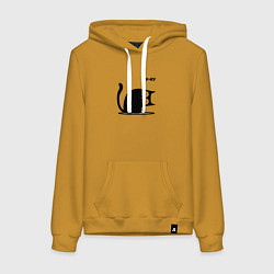 Женская толстовка-худи Куку Cat