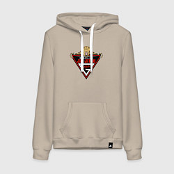 Женская толстовка-худи Лев борец