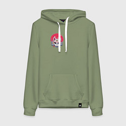 Женская толстовка-худи Маска Кицунэ