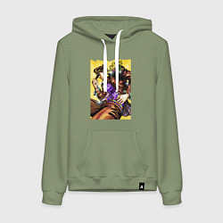 Женская толстовка-худи Джотаро Куджо - JoJo Bizarre Adventure