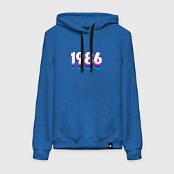 Женская толстовка-худи Made in 1986 vintage art