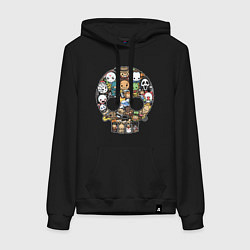 Женская толстовка-худи Герои ужастиков