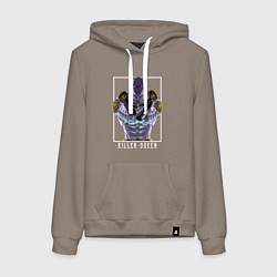 Женская толстовка-худи Killer Queen anime