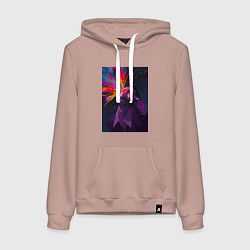 Женская толстовка-худи Disco Elysium - Взрыв мозга