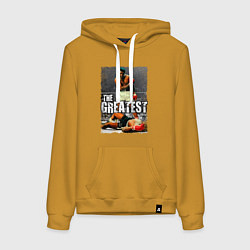 Женская толстовка-худи Мухаммед Али великий