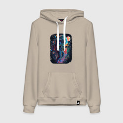 Женская толстовка-худи В поисках новых миров