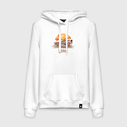 Женская толстовка-худи Back to the future