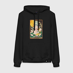 Женская толстовка-худи The Buddha Tarot Card