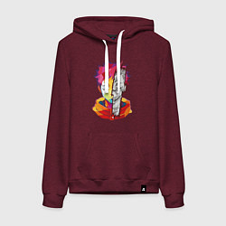 Женская толстовка-худи Магическая битва Итадори Юдзи и Двуликий призрак