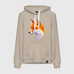 Женская толстовка-худи Лисичка красавица