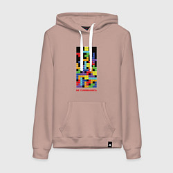 Женская толстовка-худи Тетрис - не сложилось