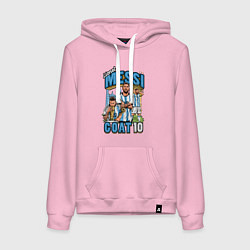 Женская толстовка-худи Лионель Месси Аргентина 10