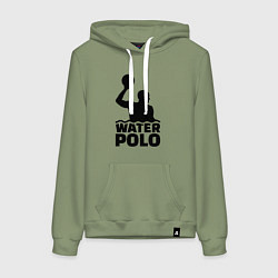 Женская толстовка-худи Водное поло