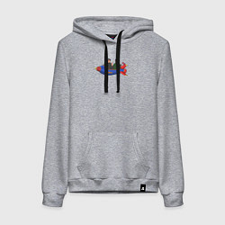 Женская толстовка-худи Ким Чен Ын и Биг Смоук